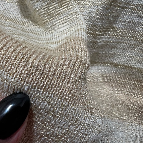 LoveShackFancy Cropped Metallic Cardigan - Picture 8 of 8